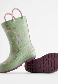 Next HANDLE YOUNGER - Bottes en caoutchouc - green floral unicorn fairy character