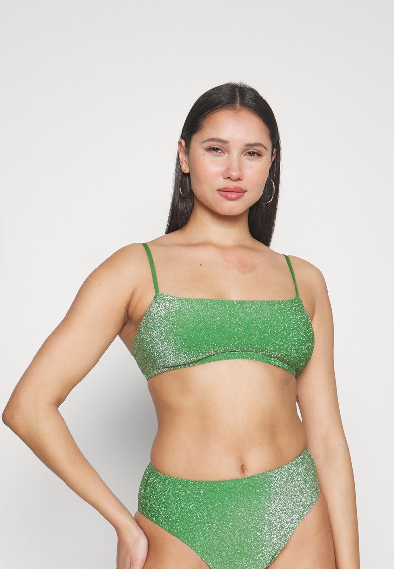 Lindex SWIM BRA TEYANA BANDEAU Bikini top dark green/evergreen