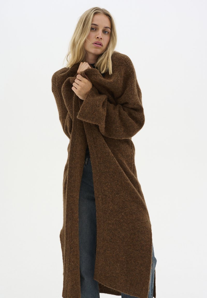 Tamara Melange Vest - Brown Melange
