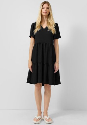 QS KLEID - Freizeitkleid - schwarz