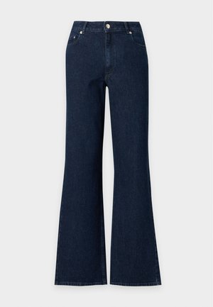 IVY OAK, ANN - Široké nohavice - dark-blue denim