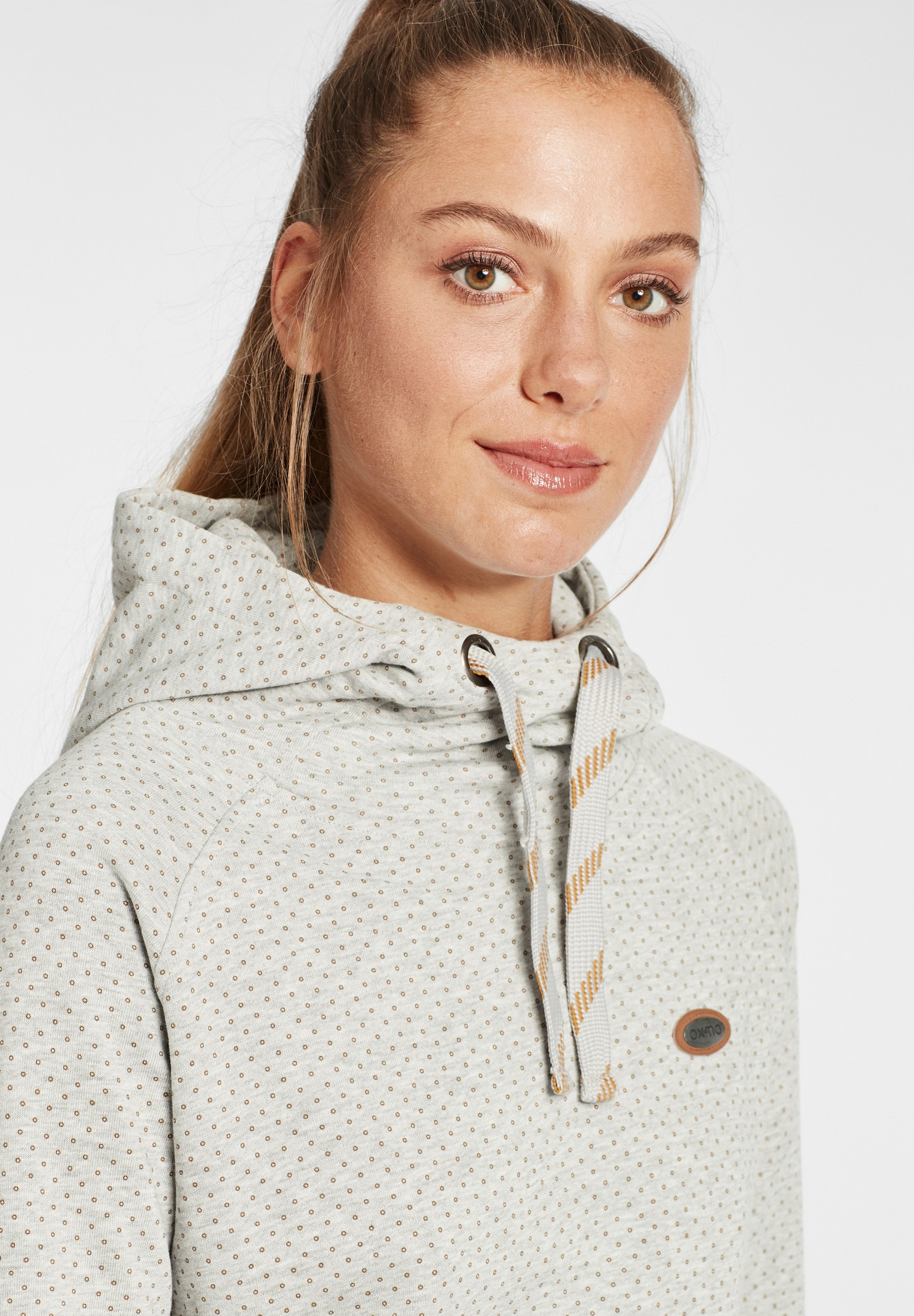 売れ筋商品|||オックスモ パーカー・スウェットシャツ レディース アウター OXAMINA - Hoodie - oyster grey melange Oxmo OXAMINA - Hoodie - oyster grey melange/grijs - Zalando.nl