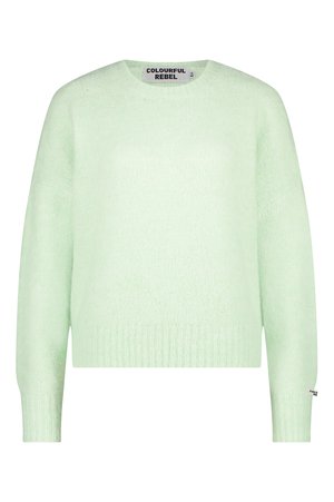 Colourful Rebel OLIVIA CREW NECK - Džemper - bright mint