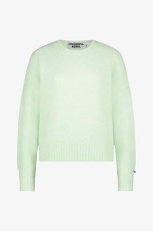 Colourful Rebel OLIVIA CREW NECK - Jersey de punto - bright mint