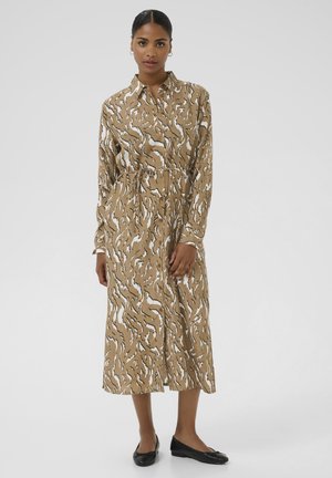 Blusenkleid - toasted coconut graphic animal