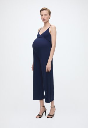 MAMA STRAPPY WIDE LEG JUMPSUIT (NURSING) - Pajac - maritime blue tcx