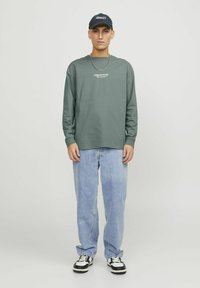 Jack & Jones CREW NECK - Pikkade varrukatega topp - laurel wreath
