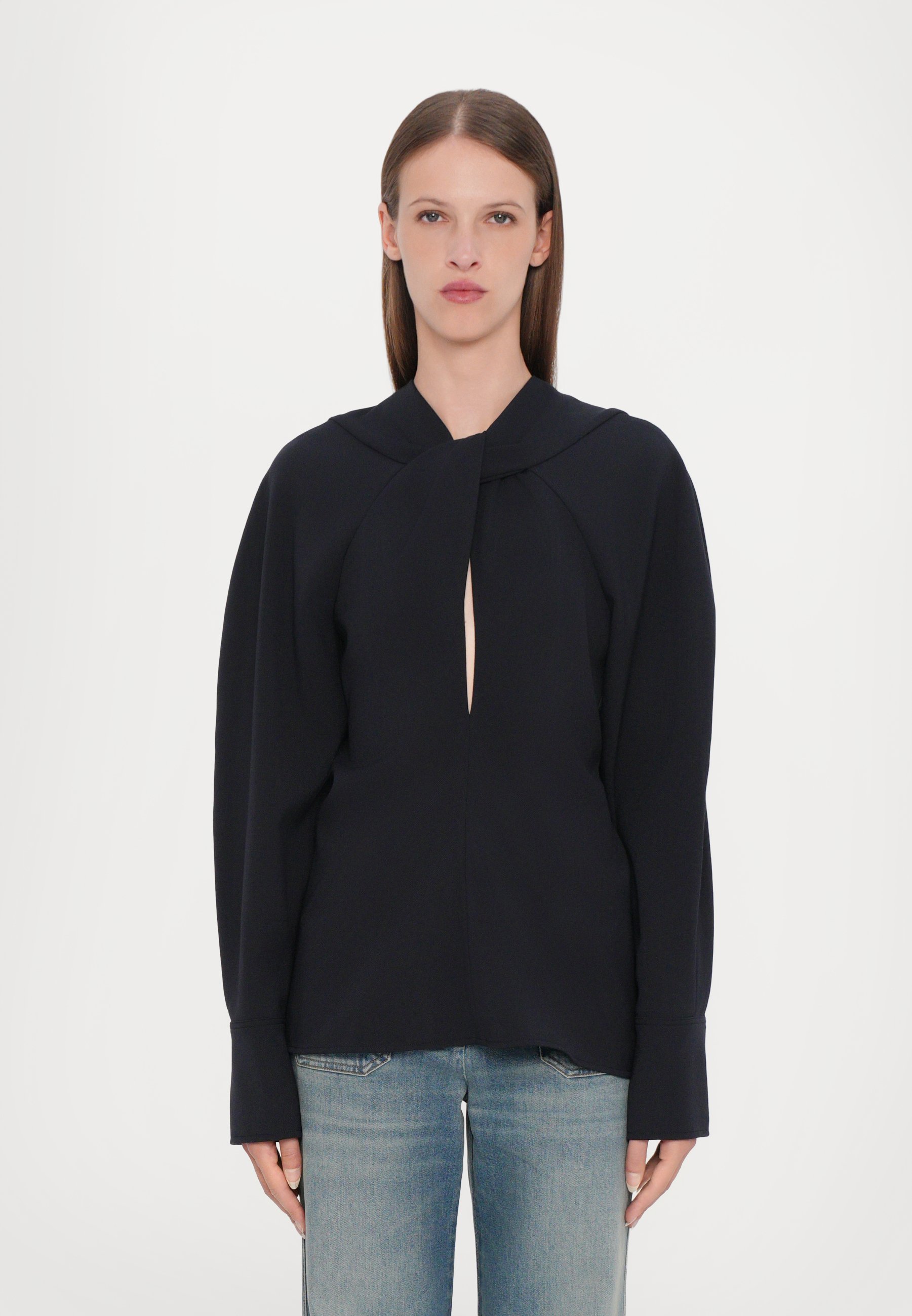 Tシャツ・カットソー Victoria Beckham 'Twist Detail' blouse 26743896_56448267_600.jpg