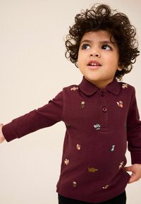 Next EMBROIDERED - REGULAR FIT - Top s dlhým rukávom - burgundy red
