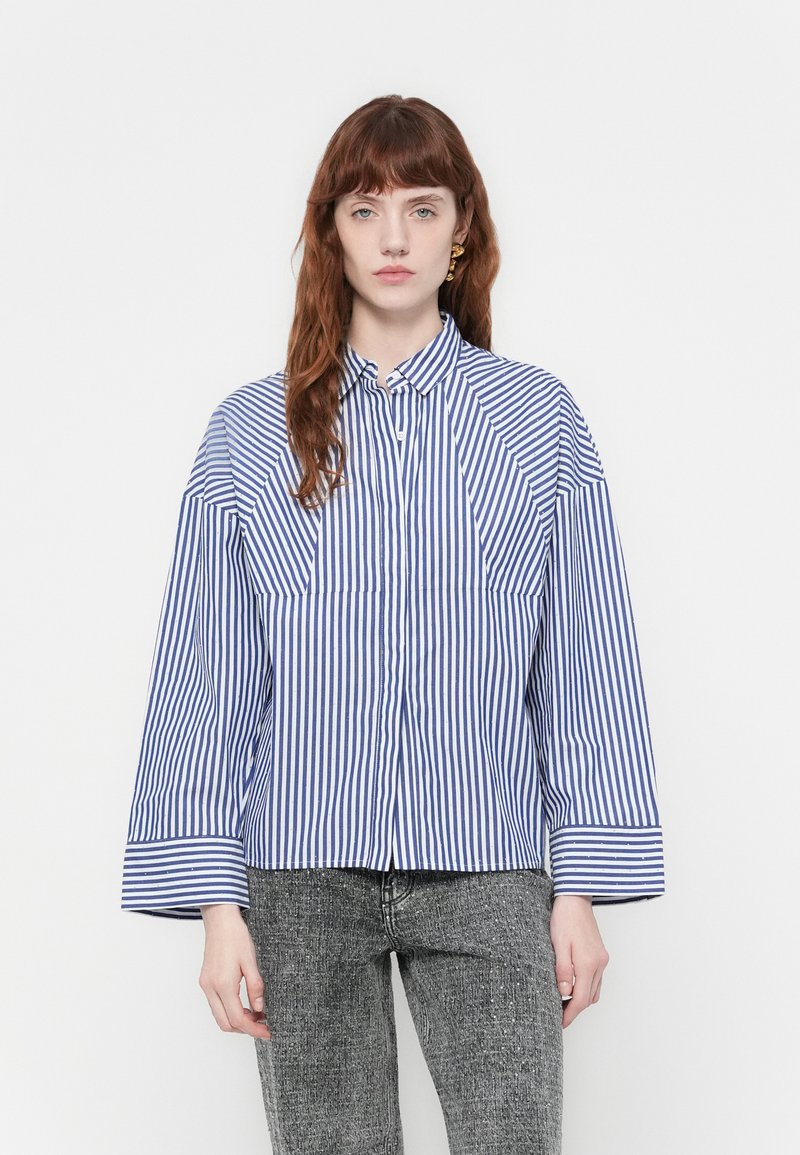 Maje Overhemdblouse blauw Maje Overhemdblouse blauw