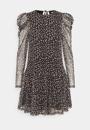 WRAPPED GRUNGE CHUCK ON - Vestito estivo - black