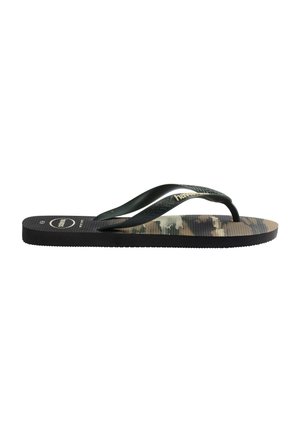 Havaianas, TOP CAMU - Riemensandalette - black green olive