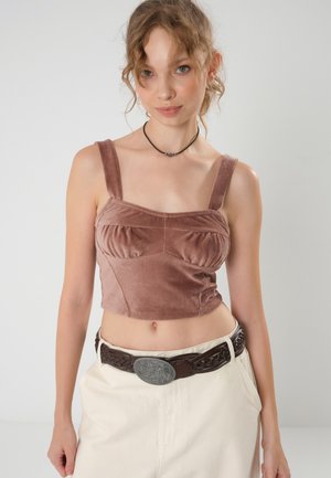 Topper - brown