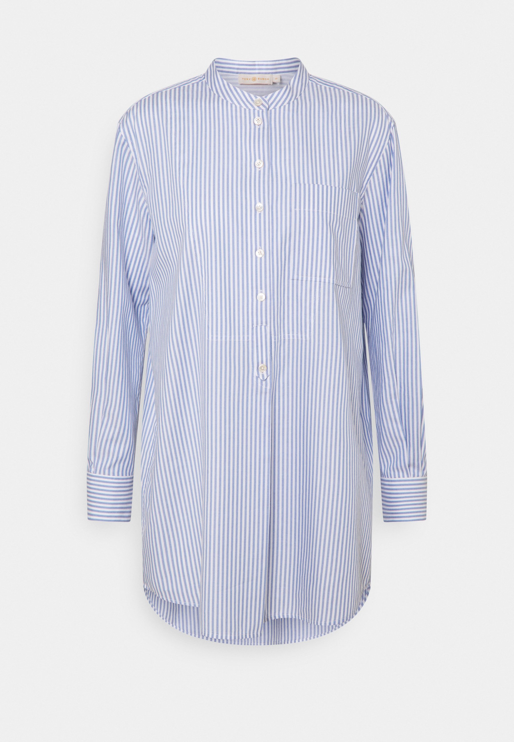 tory burch striped shirt dress