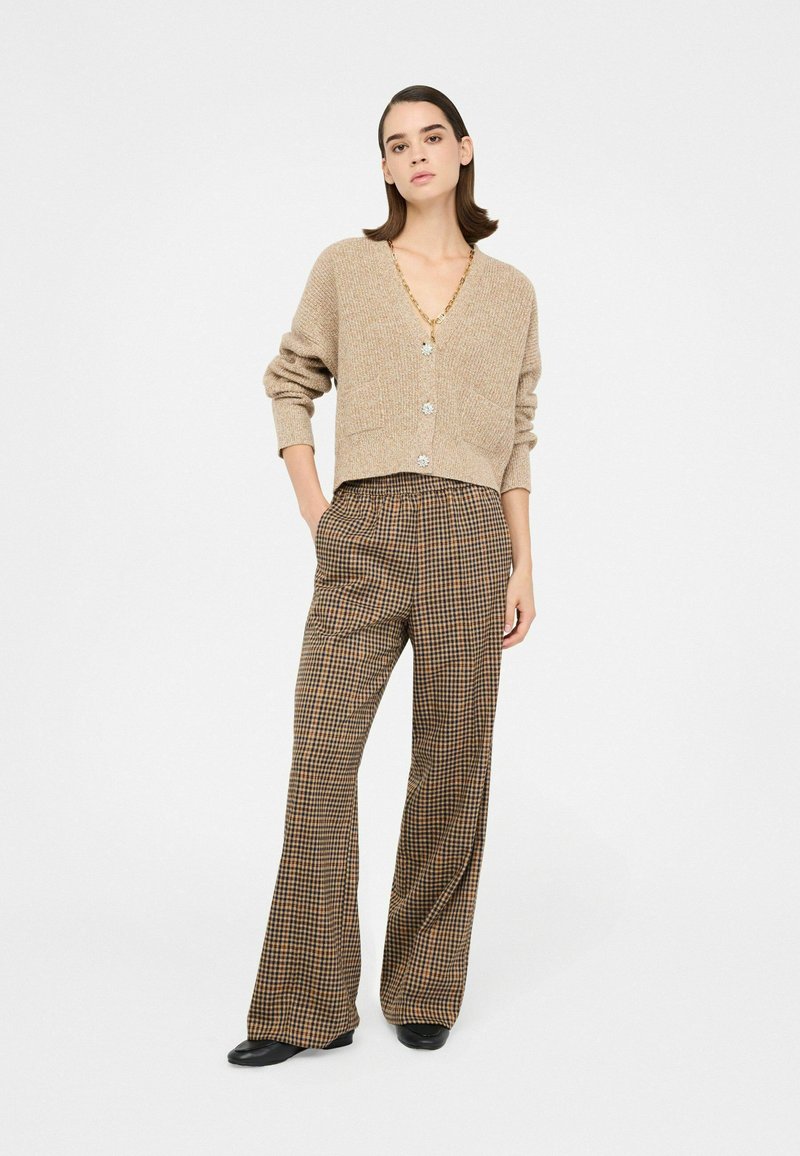 Cardigan LIU JO Beige – Taille 46 – Laine Mixte – Fabriqué En Italie – Neuf Sans étiquettes
