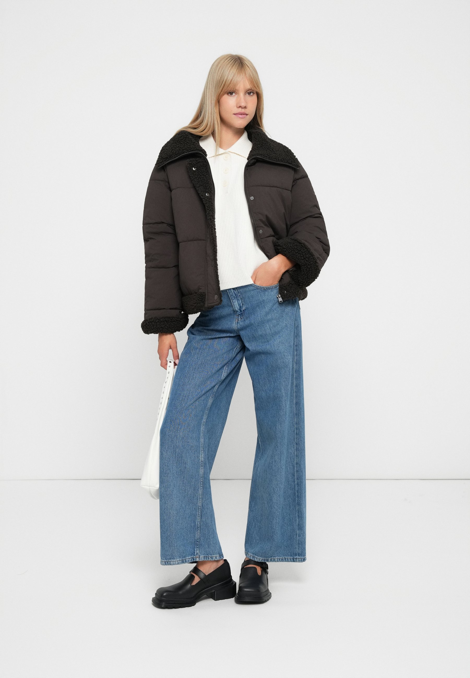 Vero Moda VMANISE SHORT JACKET - Winter jacket - chocolate torte