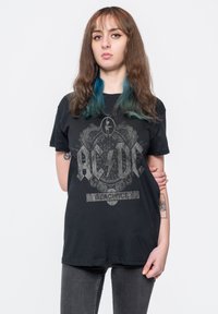 Paradiso Clothing AC DC ICE CONTRAST - Print T-shirt - black