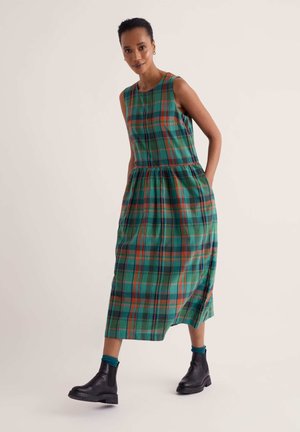 Seasalt Cornwall, SEASALT CORNWALL S/L BROUSE DRESS - Day dress - multi - florabunda lentil