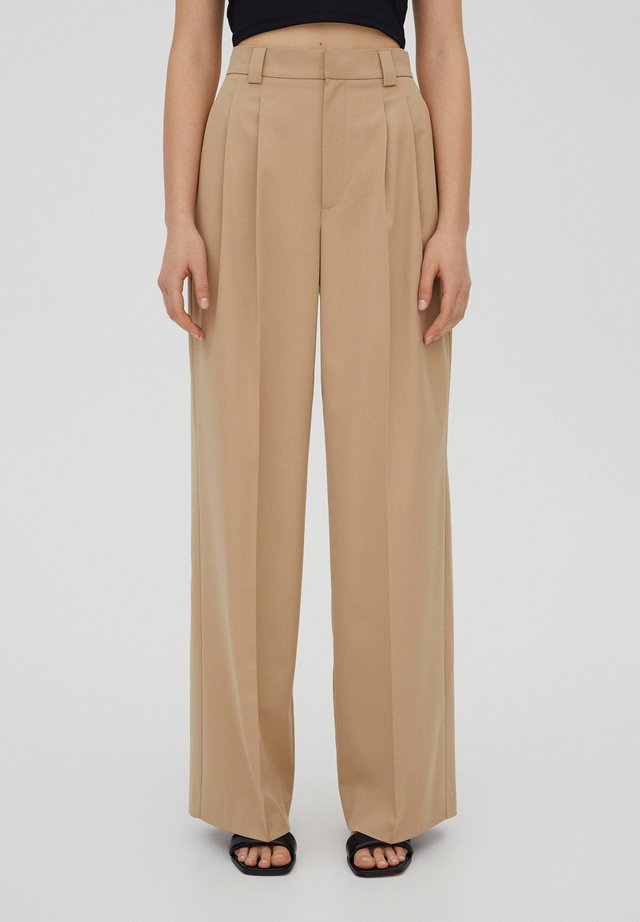 Stoffhose - beige