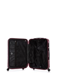 WITTCHEN MEDIUM SUITCASE WITH LUGGAGE TAG FROM ABS - Trolley - bordeaux