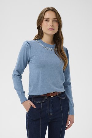 Saint Tropez TEMMA - Strickpullover - blue shadow melange