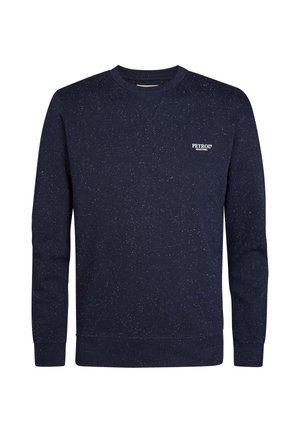 Petrol Industries, MELANGE CREW NECK SWEATSHIRT ROSEWOOD - Felpa - royal navy