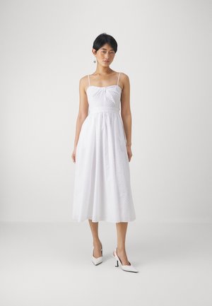 BURNOUT DRESS - Cocktail dress / Party dress - white