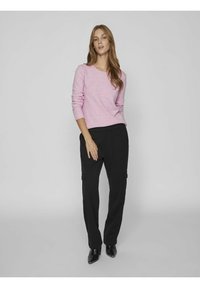 VILA VIRIL O-NECK - Stickad tröja - pastel lavender