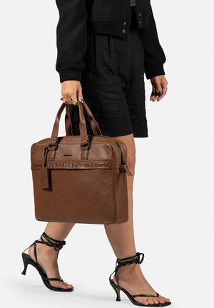 MINIMAL MASON 15.6 inch - Borsa porta PC - cognac