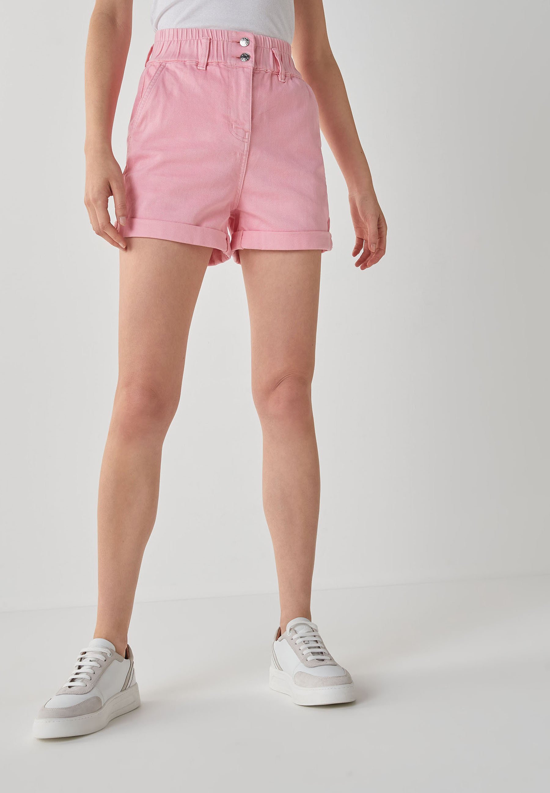 Next ELASTICATED WAIST - Shorts di jeans - light pink/rosa - Zalando.it