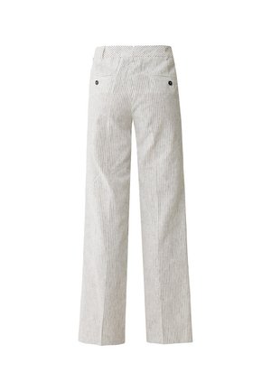 Mexx, PINSTRIPE WIDE LEG - Trousers - off white