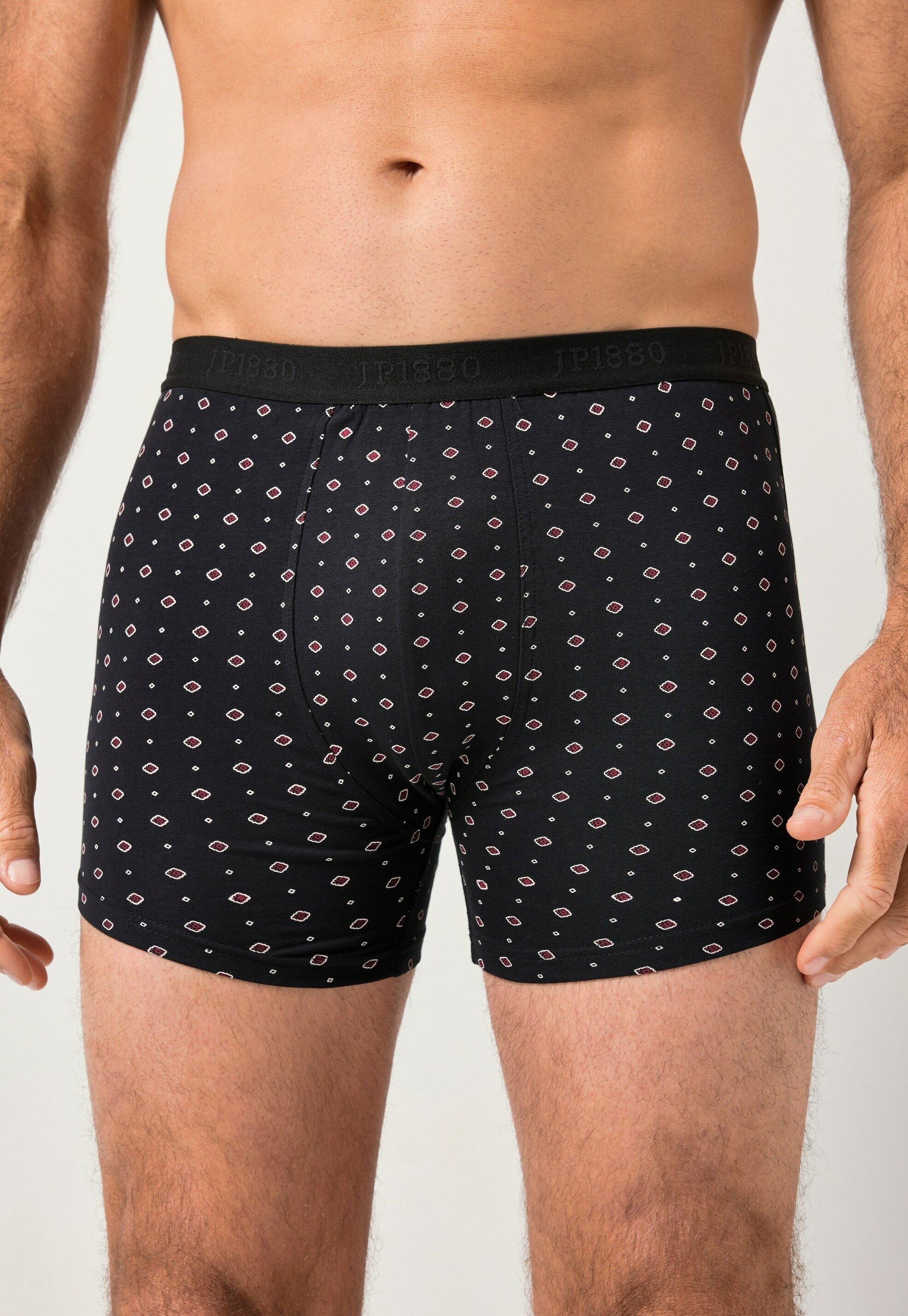 JP1880 MID FLEXNAMIC LOUNGEWEAR 2-PACK - Boxer aderenti - black