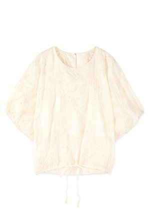 Oltre, BLUSA CON RICAMO - Blouse - bianco