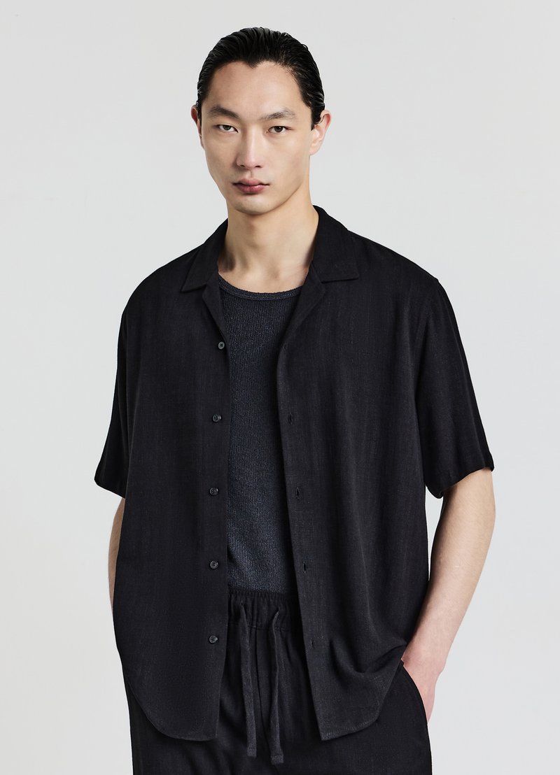 Calliope BOWLING  - Camicia - nero ultrablack