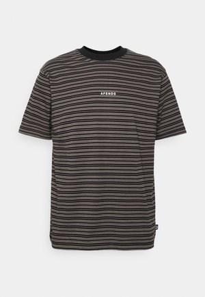ENDER STRIPE RETRO TEE - T-shirt con stampa - beechwood