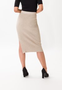 Les Lunes ROSIE - Kokerrok - beige melange