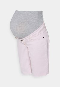 MLELKO BERMUDA - Calções de ganga - light pink