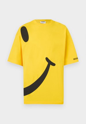 SMILEY - Triko s potiskem - giallo