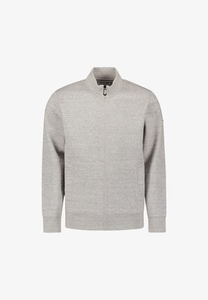NO EXCESS TEXTURED - Sweater met rits - grey melange