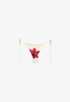 FLORAL - Bas de bikini - red