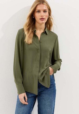 New Look CONCEALED BUTTON  - Overhemdblouse - khaki