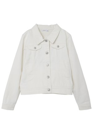 Name it NKFREJA JACKET UNISEX - Jeansjacke - bright white