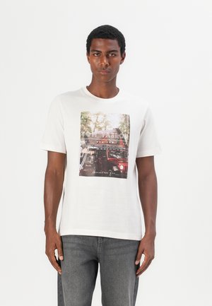PHOTO PRINT - T-Shirt print - gardenia white