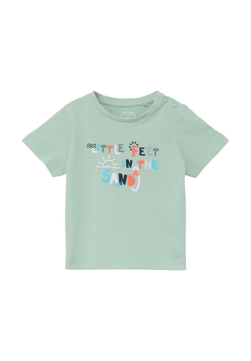 s.Oliver MIT STATEMENT - T-shirt z nadrukiem
