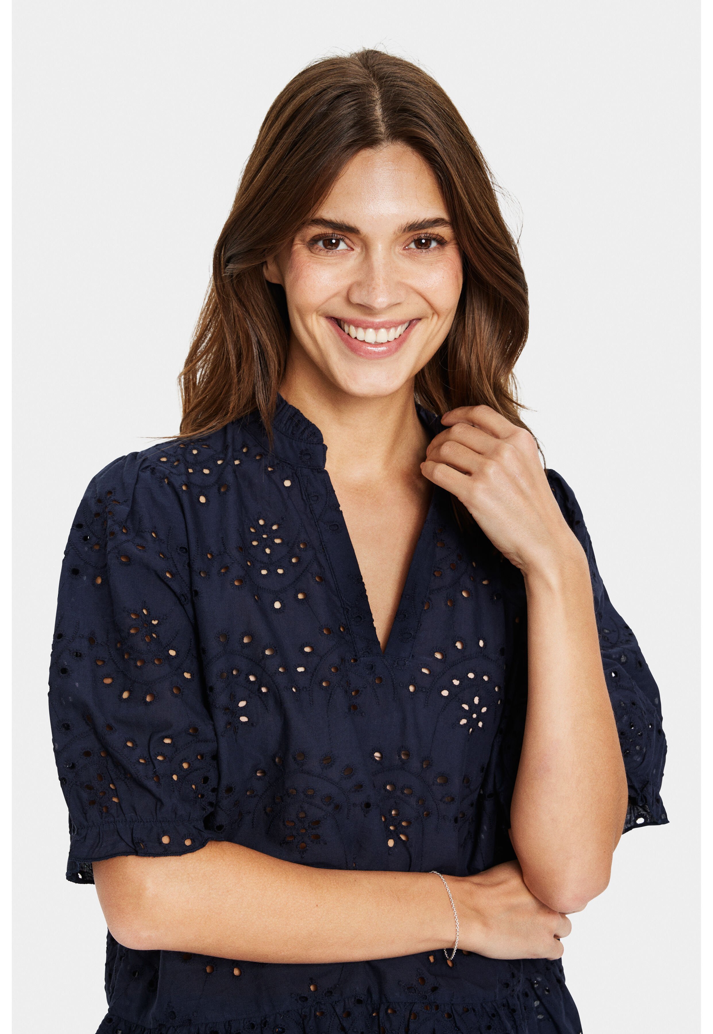 売れ筋商品|||サントロペ シャツ レディース トップス GELEKSA - Blouse - night sky Saint Tropez GELEKSA - Blouse - night sky/donkerblauw