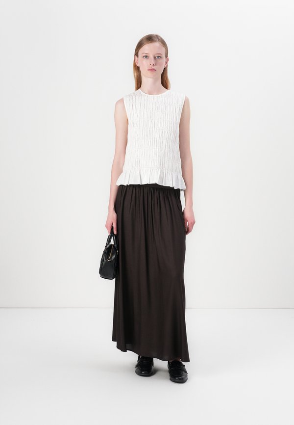 ONLVENEDIG PAPERBAG LONG SKIRT - Maxi skirt - chocolate torte3