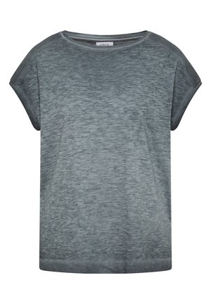 Cecil, T-SHIRT MIT BOATNECK IM GARMENT-DYE-LOOK - T-shirt basique - volcanic grey
