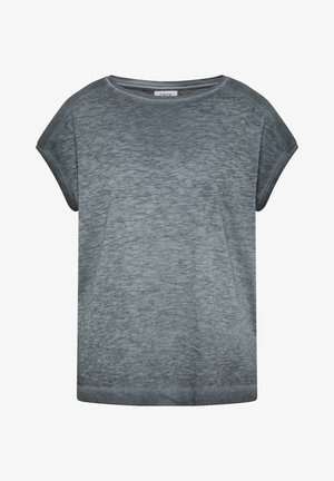 Cecil, T-SHIRT MIT BOATNECK IM GARMENT-DYE-LOOK - T-shirt basique - volcanic grey