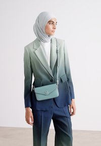 COACH CROSSGRAIN CROSSBODY SET - Mala a tiracolo - aquamarine