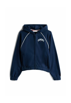 VARSITY LOGO EMBROIDERY RELAXED -THRU HOODY - Sweatjakke - dark blue